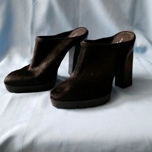 NEW Kenneth Cole NY Odell Calf Hair mule